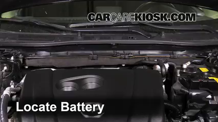 2014 Mazda 3 Touring 2.0L 4 Cyl. Sedan Battery Replace